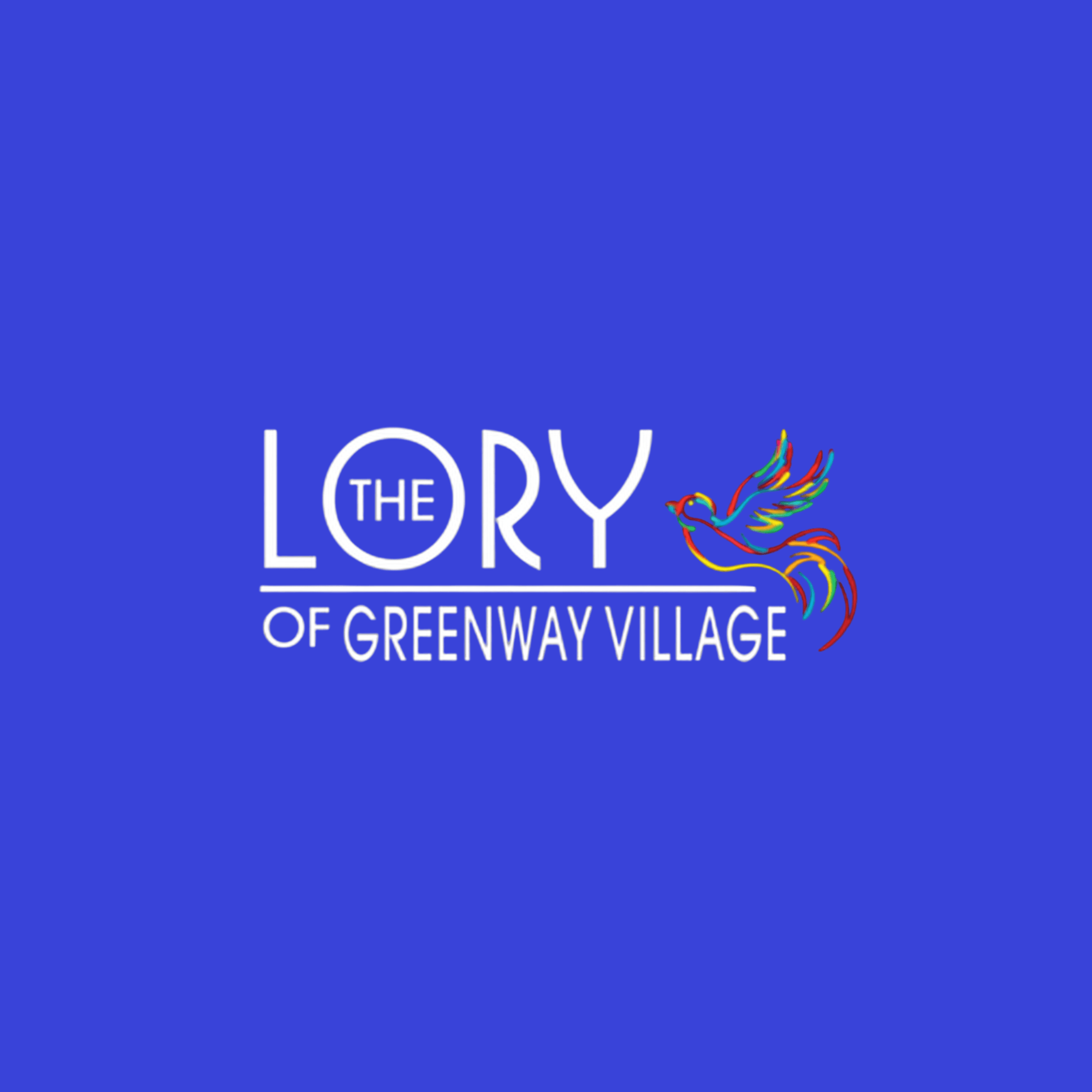 The logo for The Lory of Greenway Village features a bird with multi-colored wings.